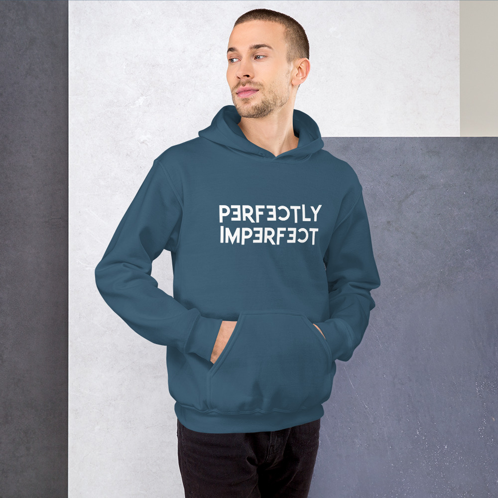 Perfectly Imperfect Carolina Blue Full Size UNISEX Fleece Sweatshirt
